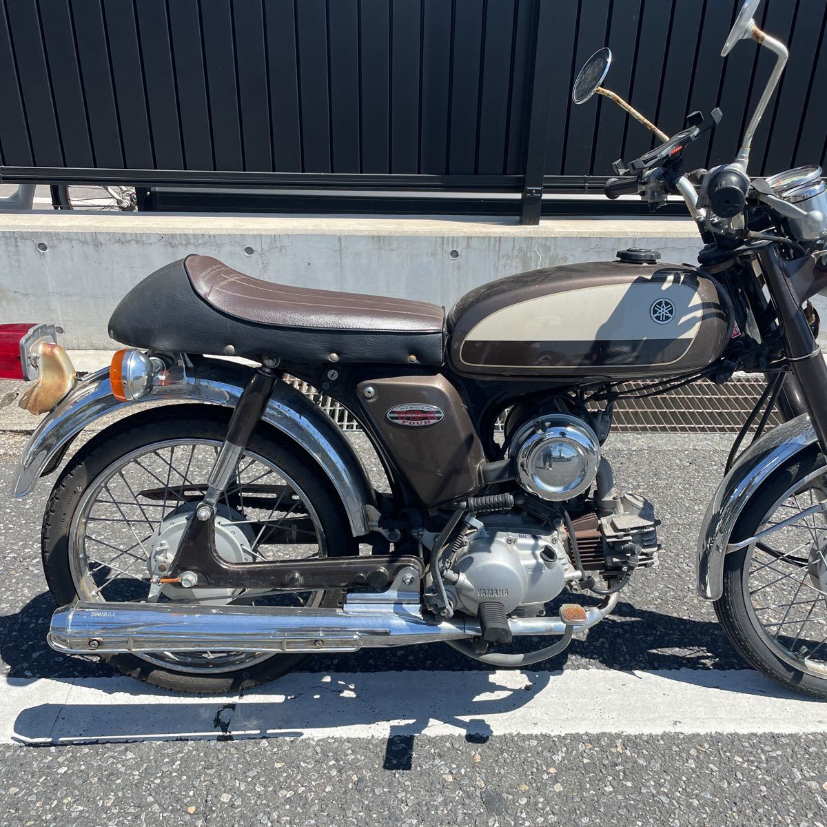 1円出品 ヤマハ YB-1 FOUR 距離5135キロ 原付き バイク(50cc以下