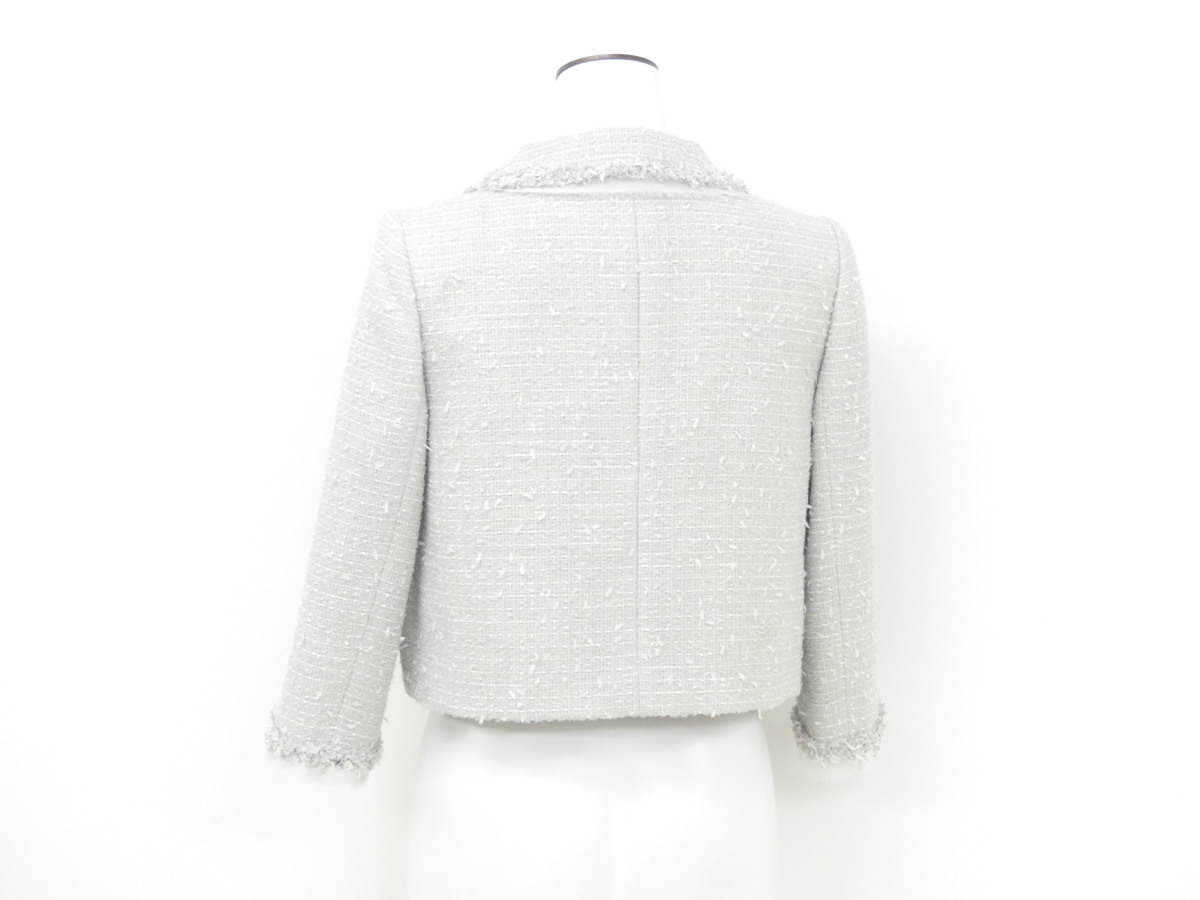 FOXEY ジャケット ブルーオパール 40 ブルー  