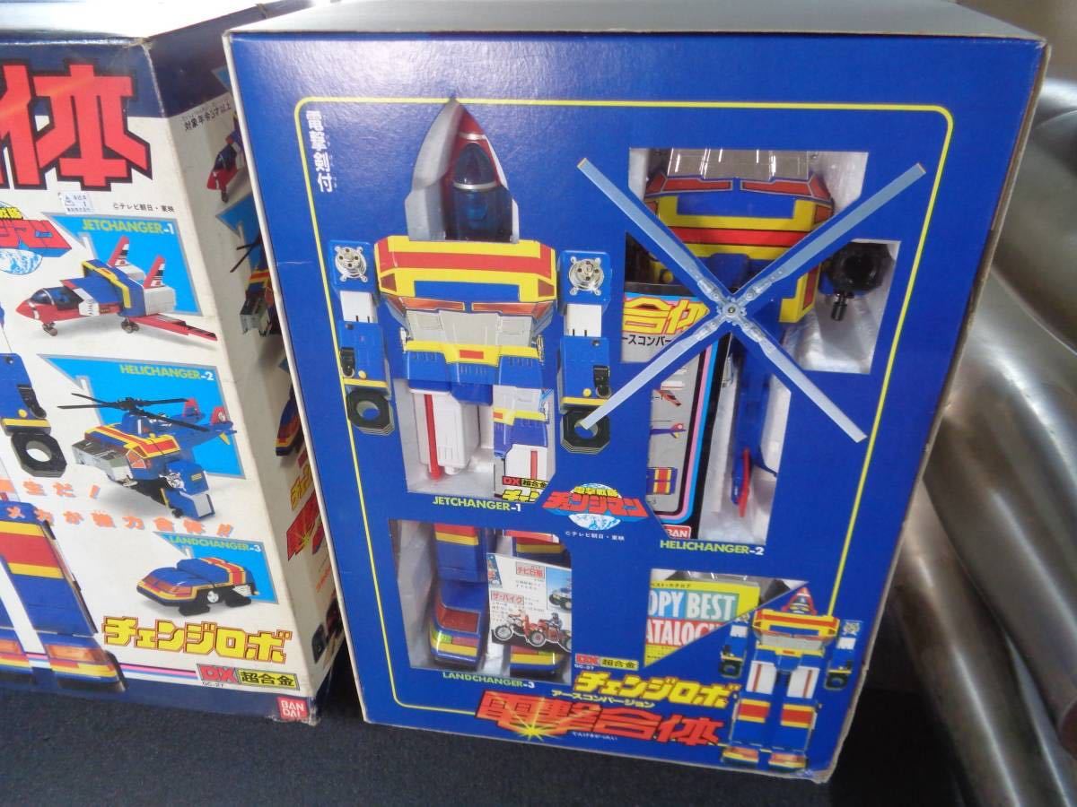 □完品□DX電撃合体チェンジロボ□電撃戦隊チェンジマン□本体美 