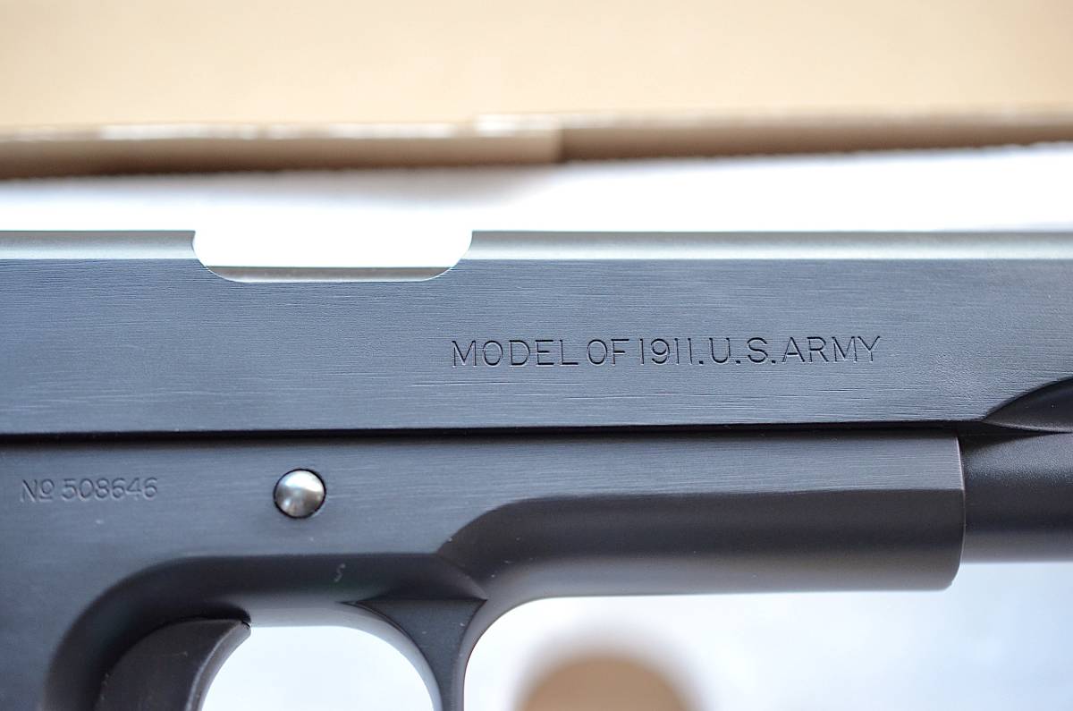 未使用品 WA ウエスタンアームズ SCW コルト 1911 ブラックアーミー