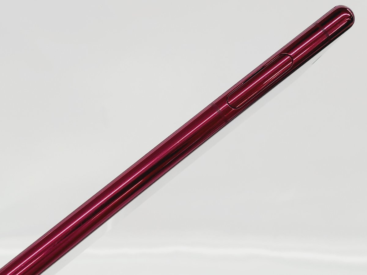 1円～【ジャンク】国内版 SIMフリー スマートフォン SONY XPERIA 5 J9260 レッド ※おサイフ履歴残あり 11326919 0801