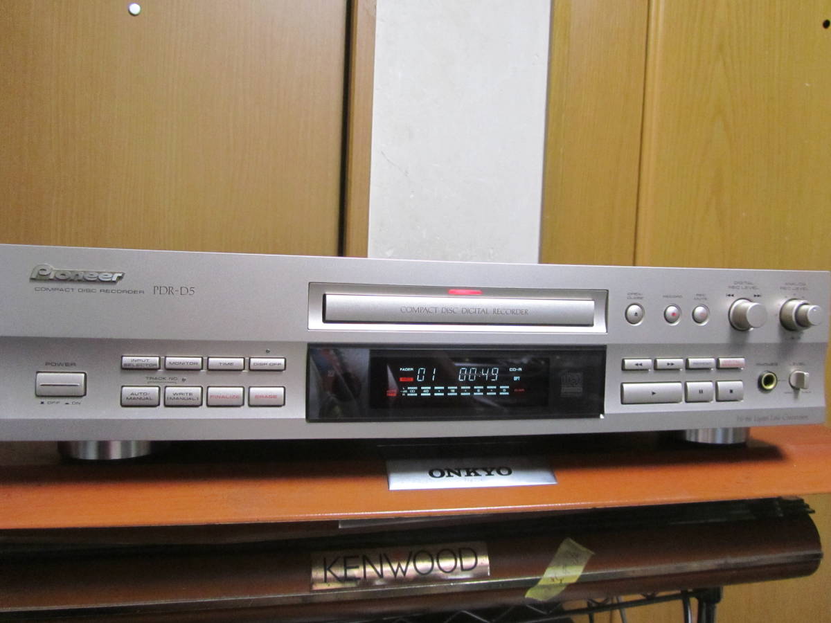 ⭐︎動作品・リモコン付属⭐︎ Pioneer PDR-D5 CDレコーダー ⭐︎動作品・リモコン付属⭐︎ Pioneer PDR-D5 CDレコーダー