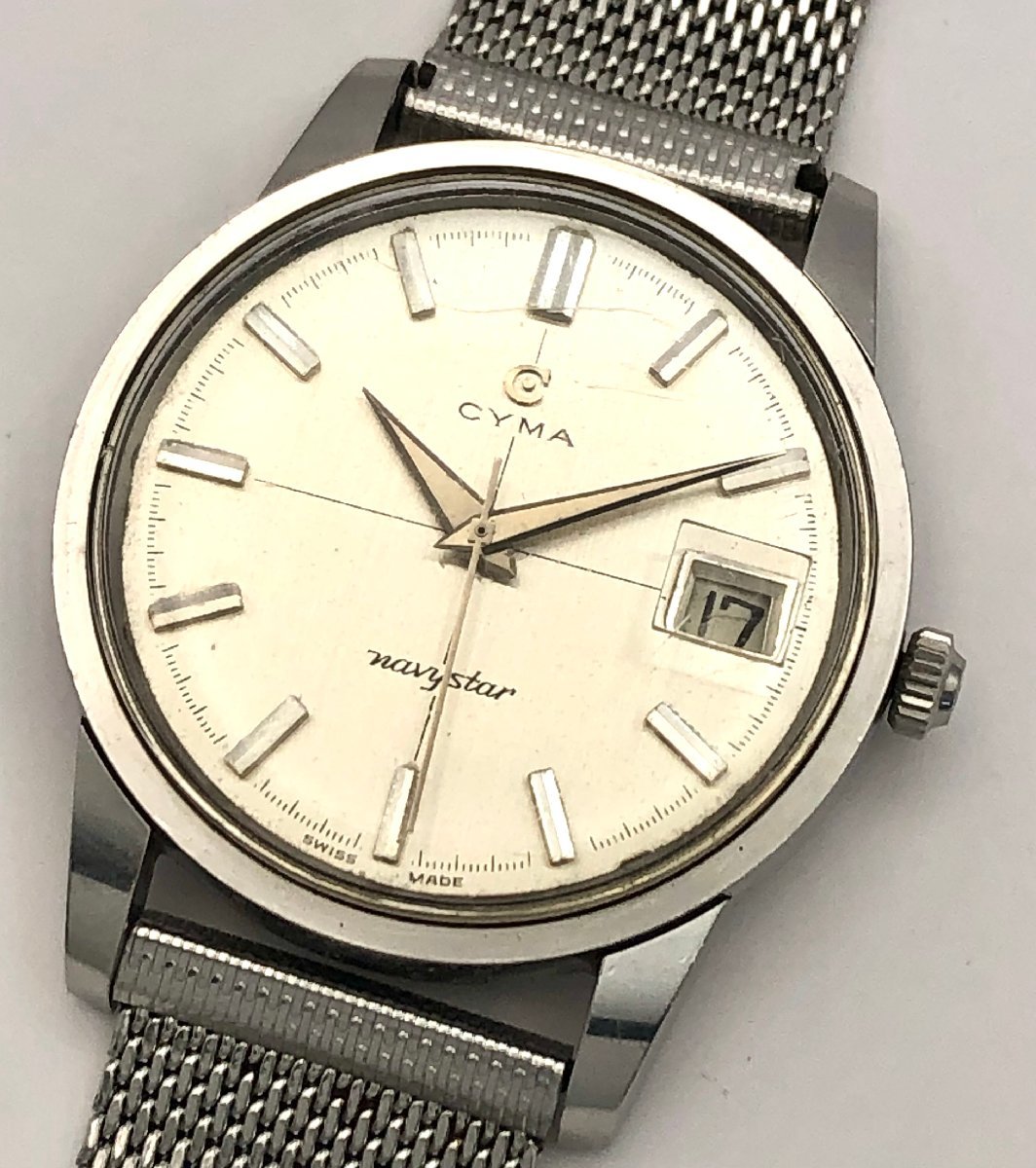 CYMA Navy Star 自動巻 稼動品 シーマ CYMA NAVY STAR 自動巻き 腕時計  