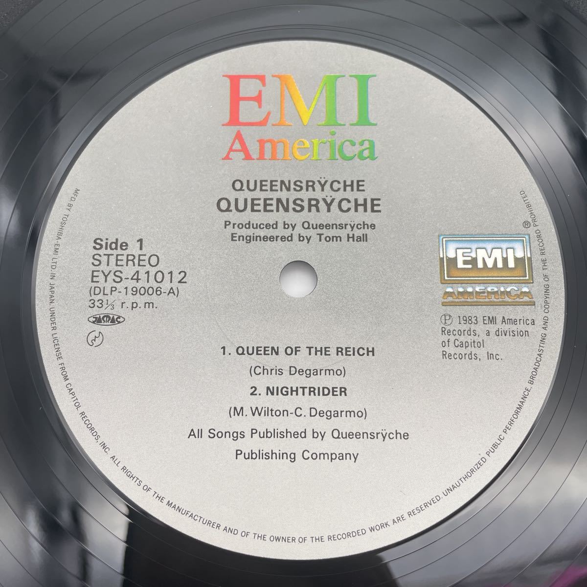 帯・ステッカー付】クイーンズライチ /Queensryche/レコード/EP/EYS