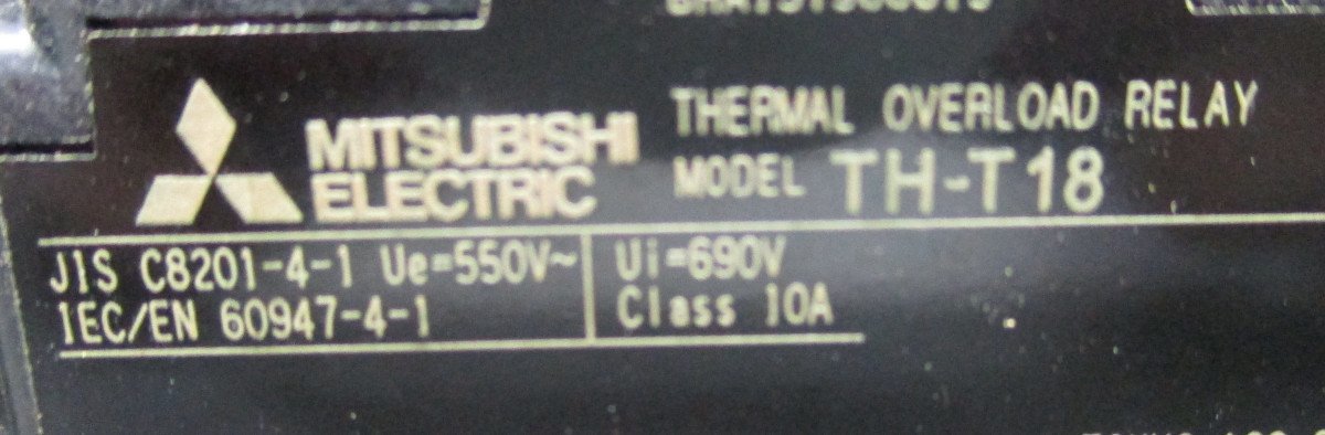w 三菱電機 電磁接触器SD-Q11/SD-Q12 サーマルリレーTH-T18/TH-N12KP 