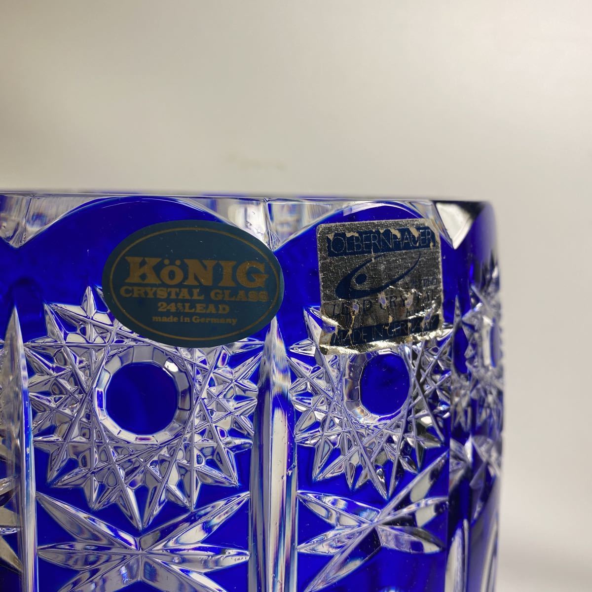 KÖNIG クリスタルガラス 花瓶 フラワーベース ドイツ製 ケーニッヒ