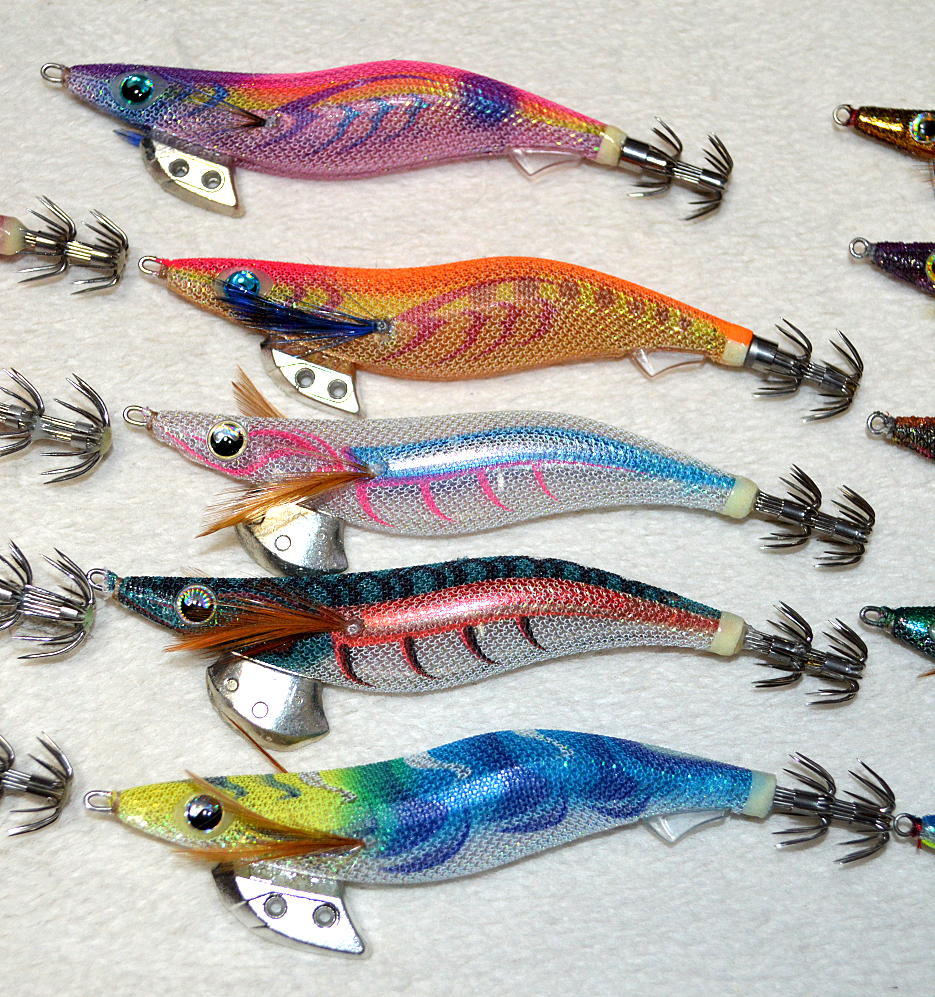 ☆エギ 餌木 3.5号 3号 計14点セット ヤマシタ エギ王 ネオンブライト フラッシュブーストなど ケース付き_4