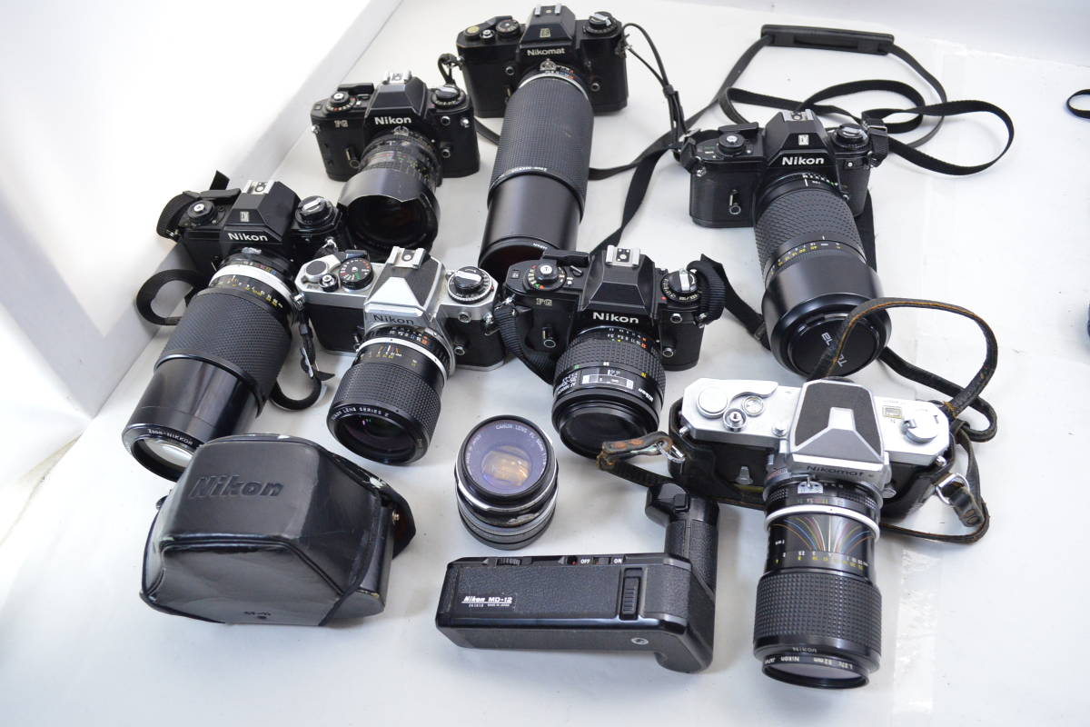 大得価，最新作 NIKONフィルムカメラ7点まとめて FG/FE/EMなど