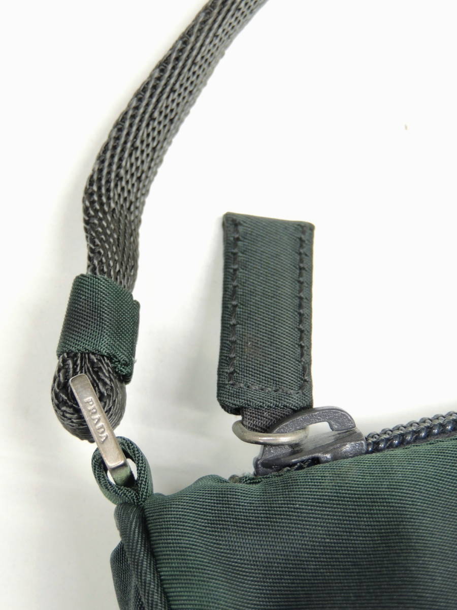PRADA プラダ アクセサリーポーチ ハンドバッグ 手提げ 三角 ロゴ