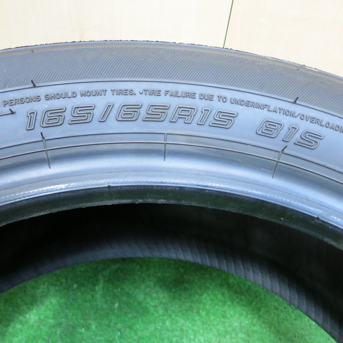 新車外し！23年☆165/65R15 ダンロップ エナセーブ EC300+ タイヤ 15