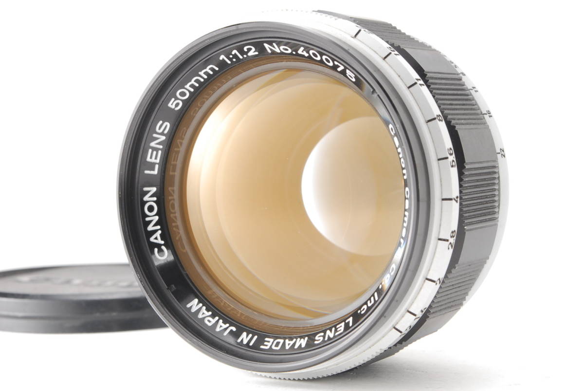 B品]CANON LENS 50mm F1.2 Lマウント☆Leica☆2002 50mm Canon L