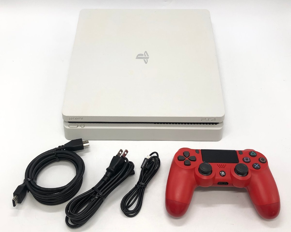1円～ 箱なし/備考/欠品あり PS4 CUH-2100B 1TB グレイシャーホワイト 