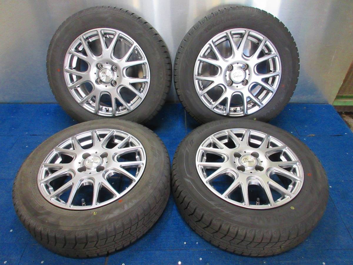 ☆7.5-8分山☆19年製☆ ヨコハマiG60 175/65R15 社外ホイール