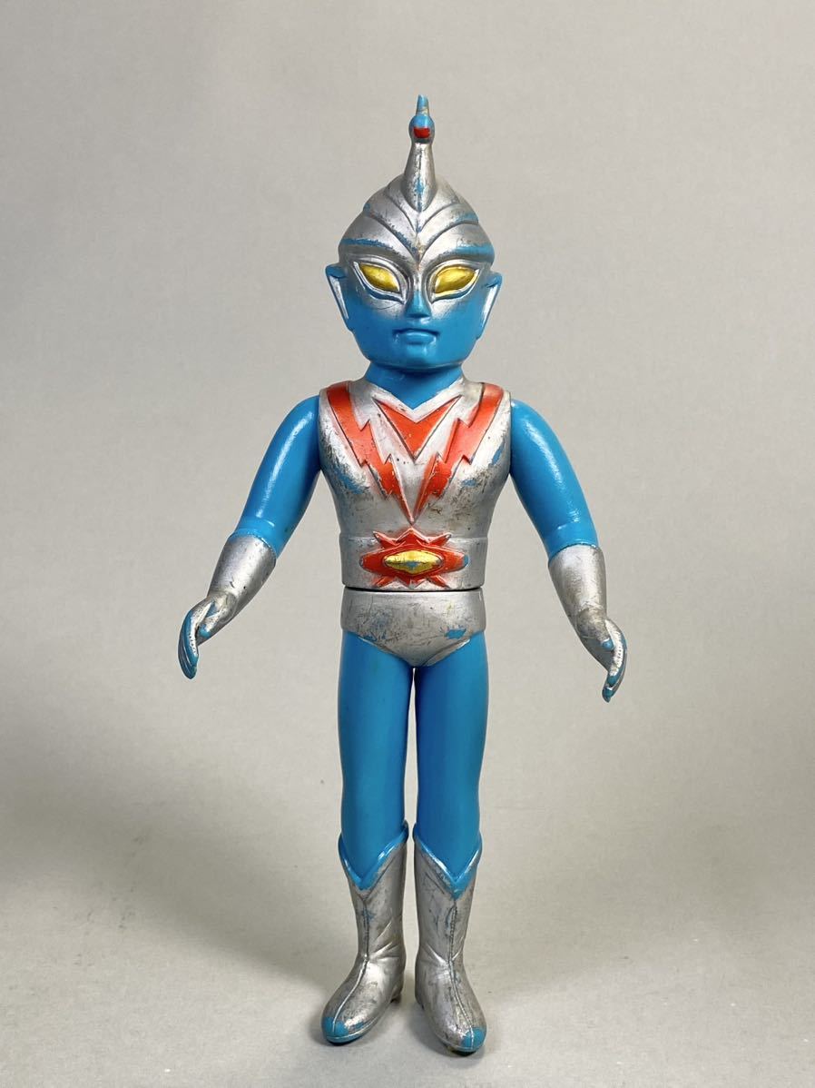 S230802-1【希少当時物】ポピー 流星人間ゾーン ソフビ 21cm ミドル  