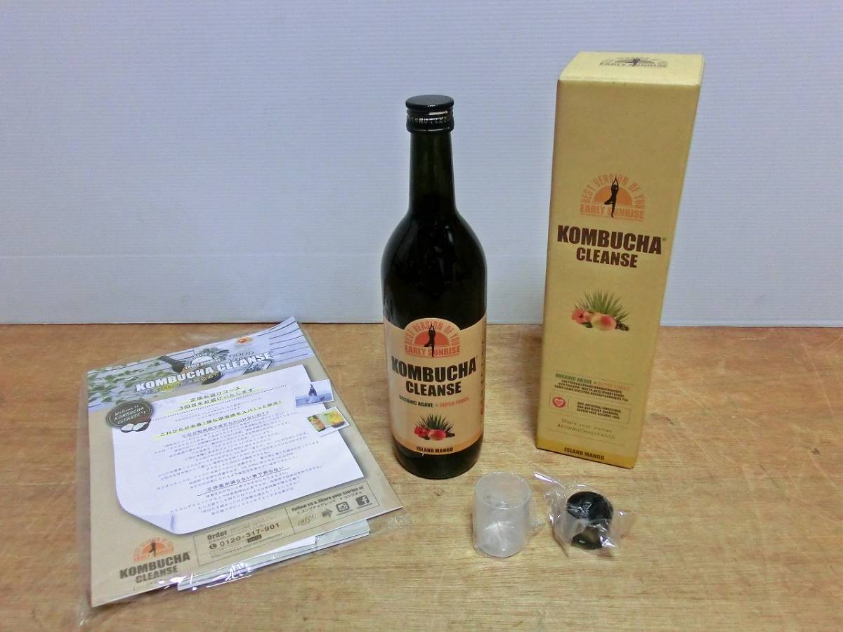 【新品.未開封】KOMBUCHA CLEANSE 2本入り 未開封 KOMBUCHA CLEANSE コンブチャクレンズ 720ml 賞味期限2023.12