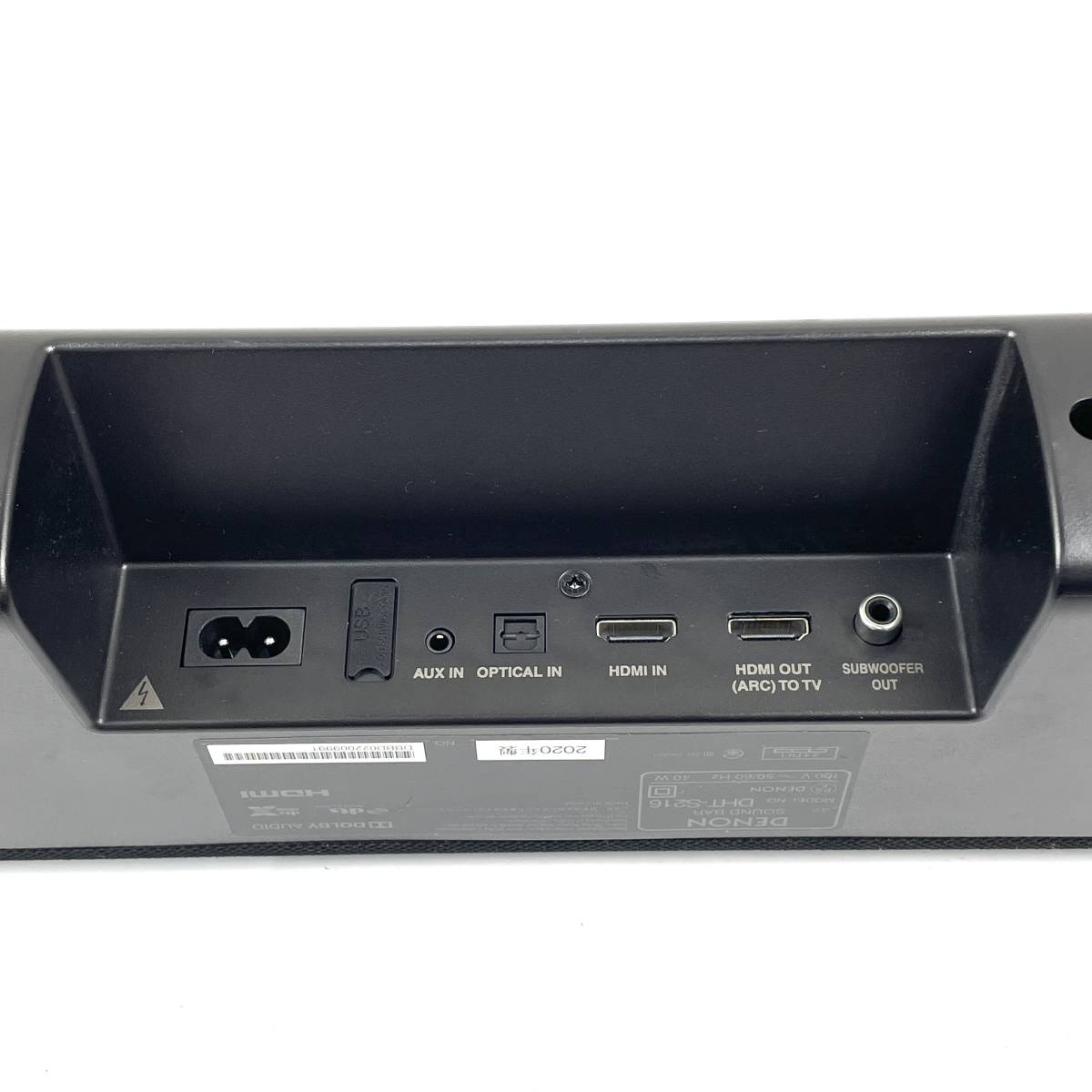 DHT-S216 サウンドバー DENON 2020年製 オーディオ機器 デノン □DENON