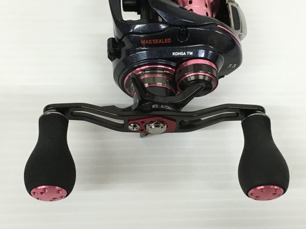 K18-852-0803-124【中古/美品】DAIWA(ダイワ) ジギング用ベイトリール「紅牙 TW 7.3L」左巻き 00613473 リールのみ