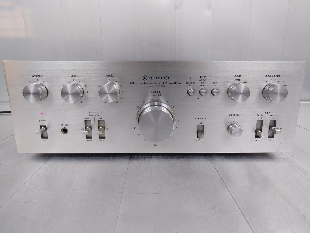 TRIO プリメインアンプ KA-7300 動作確認済み 【公式通販】
