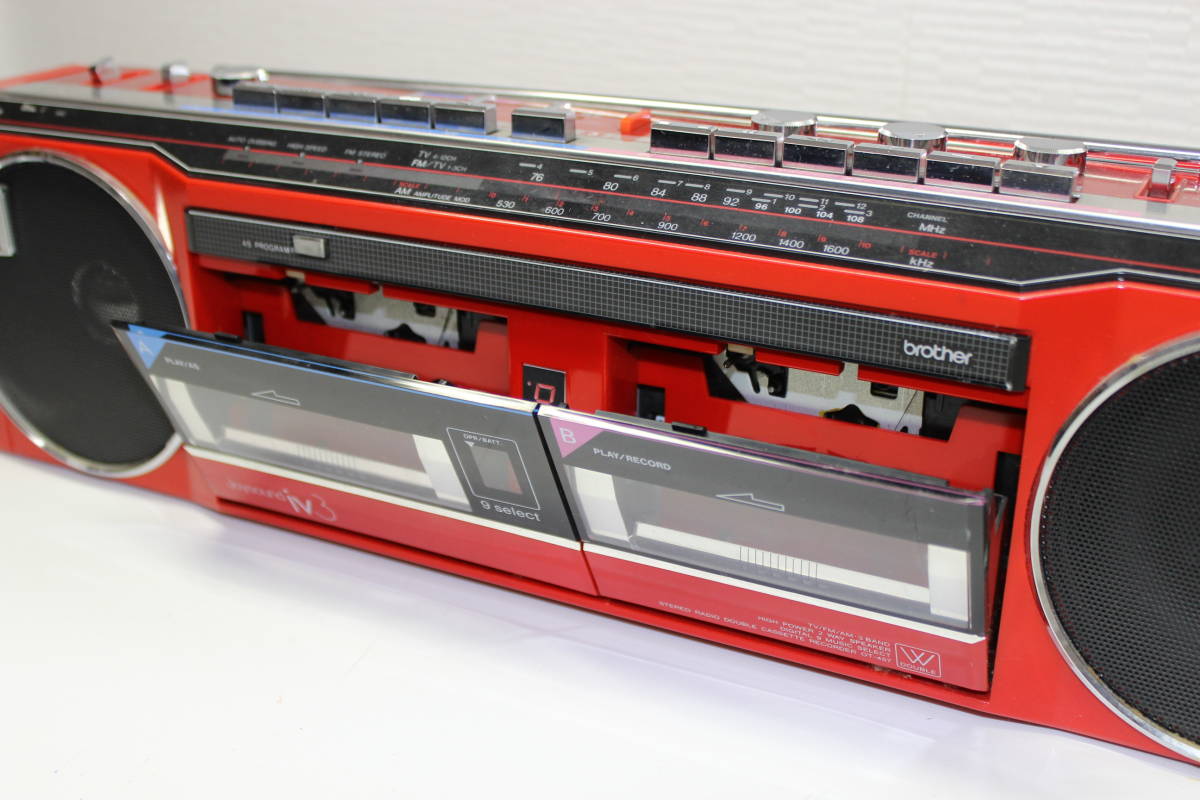 昭和レトロ brother ブラザー ステレオカセットレコーダー ラジカセ OT