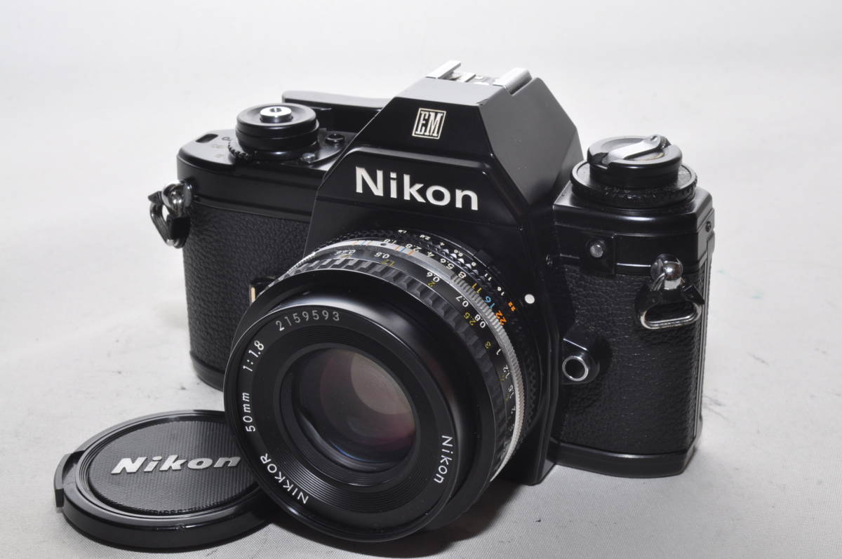得価 実用 NIKON ニコン EM / Ai-s 50mm F1.8 シャッター 露出計OK #10470(ニコン)｜売買されたオークション情報、yahooの商品情報をアーカイブ公開 - オークファン マニュアルフォーカス