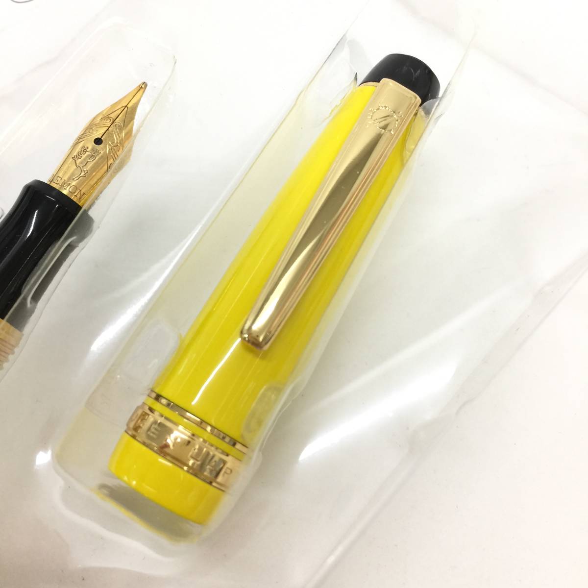 267 美品 MARUZEN 丸善 Lapita 限定 万年筆 ミニ檸檬 ミニ万年筆