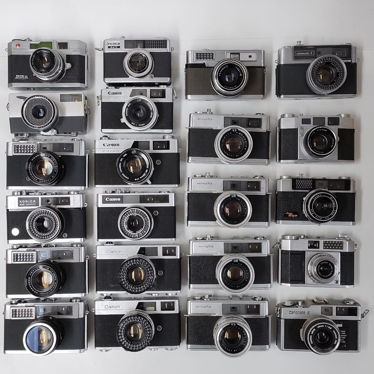 カメラ 0 Canon・FUJICA・minolta・KONICA ジャンク品 PETRI Konica