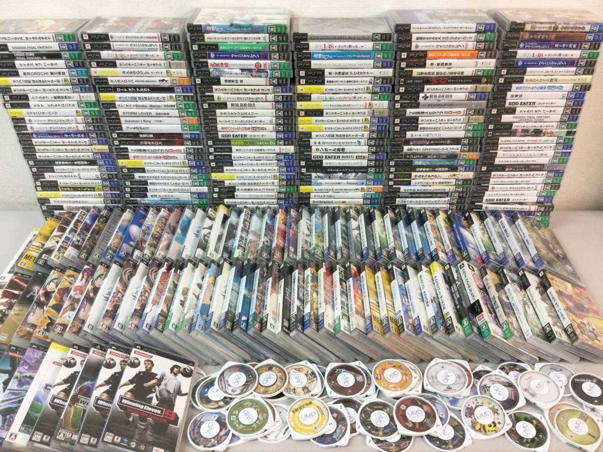 PSP ソフト まとめ 大量 約300点（ UMD Video UMD Music含む） 極魔界村 改 クリムゾン・エンパイア FF 武装神姫 武装神姫 モンハン 他