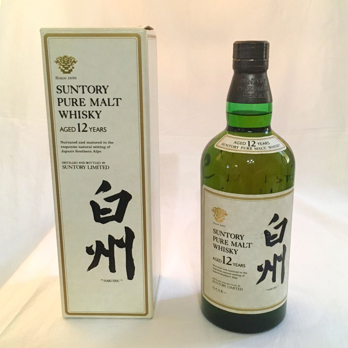 SUNTORY ウイスキー 白州12年 ピュアモルト 華ラベル 750ml
