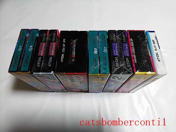 カセットテープ TDK ハイポジ 日本製 計14巻 CDing・2 DJ・2 CD'S2 DISC