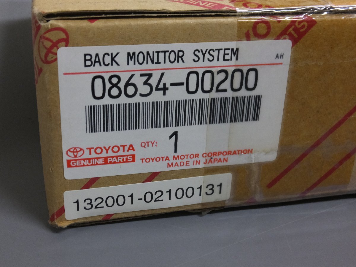 未使用・長期在庫品】TOYOTA 純正 08634-00200 バックカメラ バック
