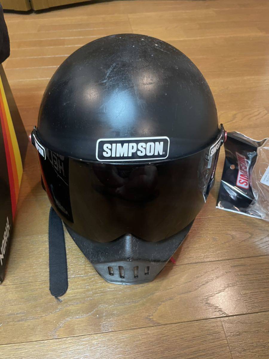 シンプソン　M30 61cm マットブラック M30 SIMPSON シンプソン ノースリット オンラインショップ限定モデルSIMPSON XS