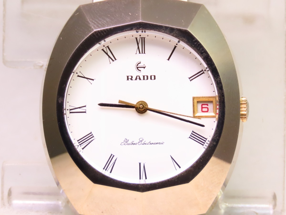 ♪□稼働 電池新品 高級レア！ RADO ラドー Balboa バルボア 
