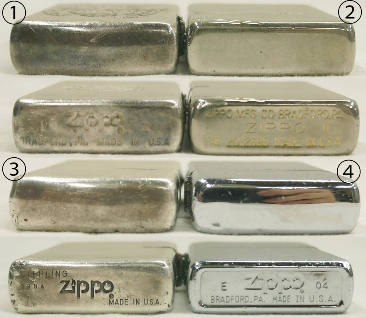 ZIPPO 4個セット