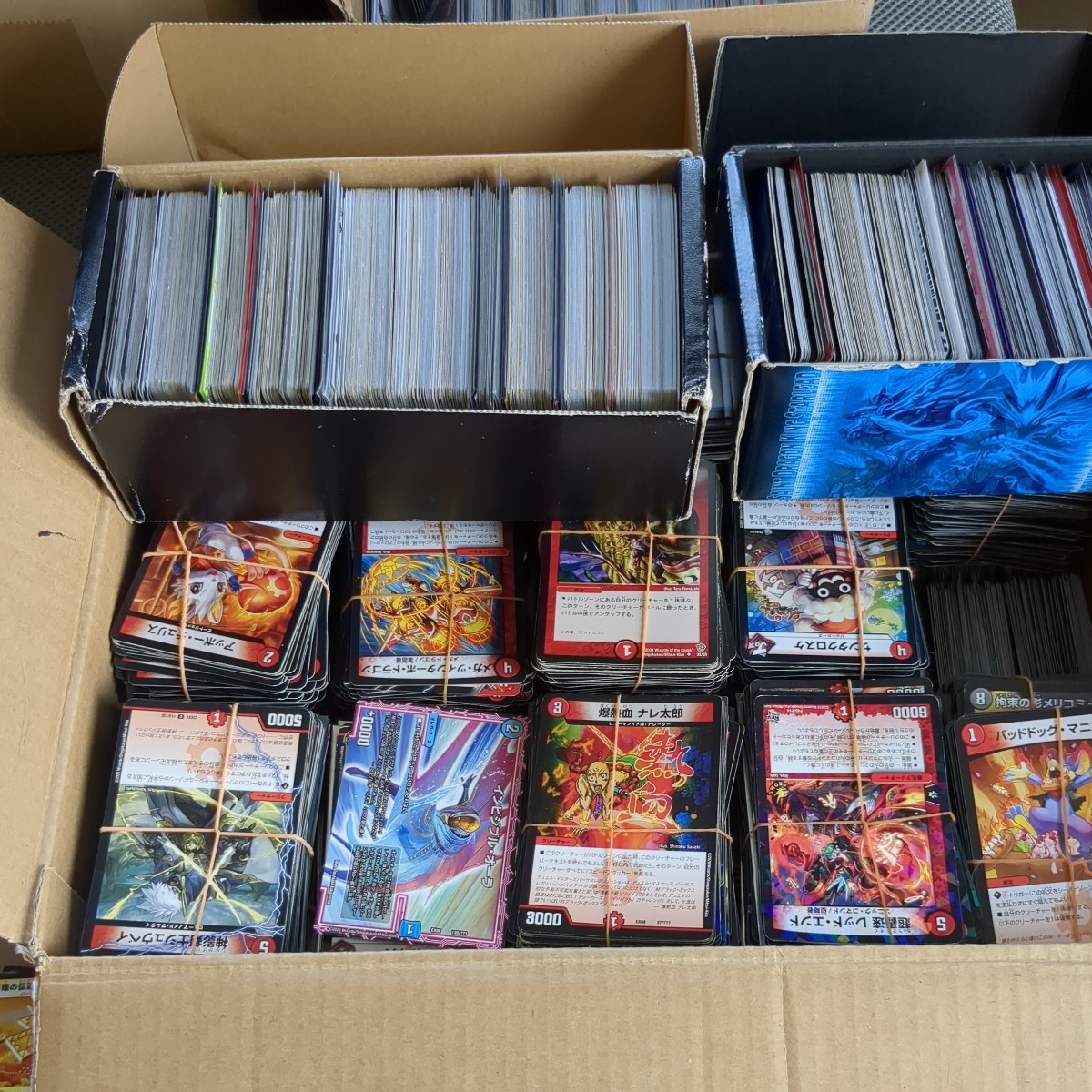 １円スタート　デュエルマスターズ　lr vr sr 多数あり　引退　大量　まとめ売り40kg以上　プレイマット　スリーブ入り　一部送料無料_4
