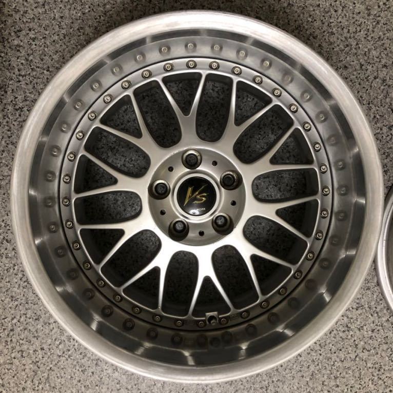WORK VS 17x9J PCD114.3 深リム2本 WORK VS 17x9J PCD114.3 深リム2本