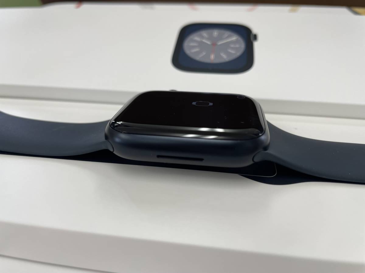Apple Watch Series 8 45mm(GPS)ミッドナイト 美品（美品 Apple Watch 