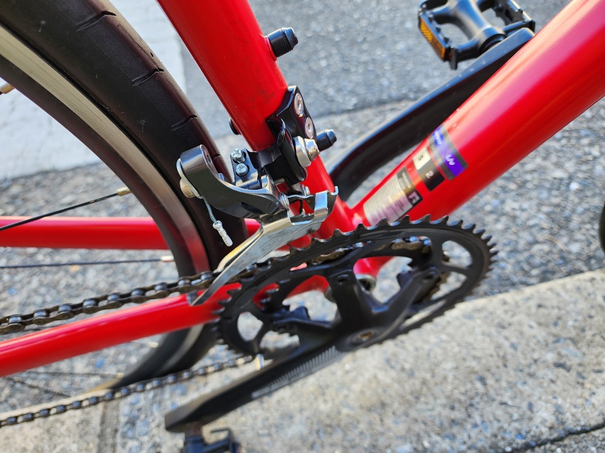 ♨️♨️ GIANT ロードバイク 700c 赤 2x8変速 美品 配達可能