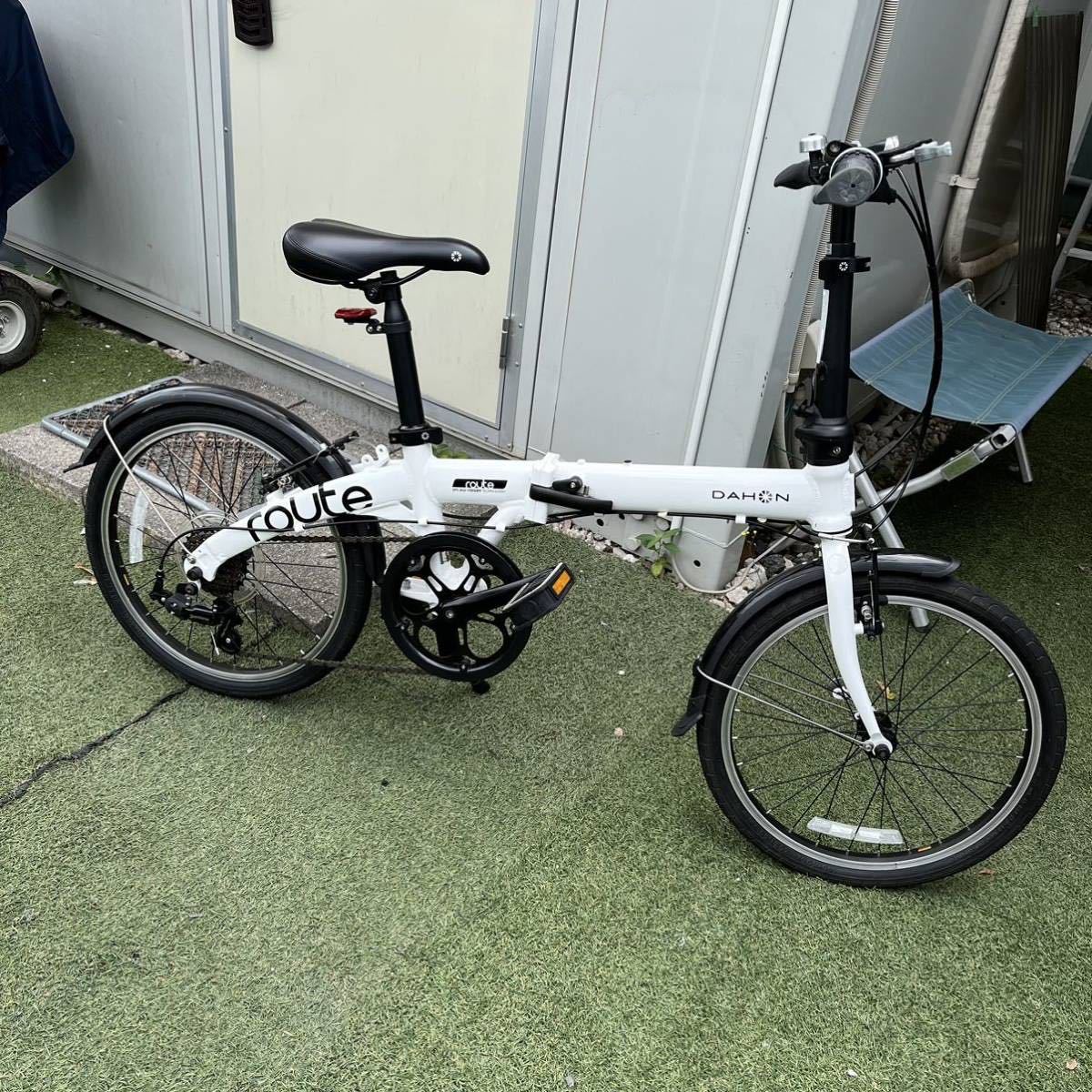 引取り限定☆DAHON ダホン route ミニベロ 折りたたみ自転車 7速 20インチ