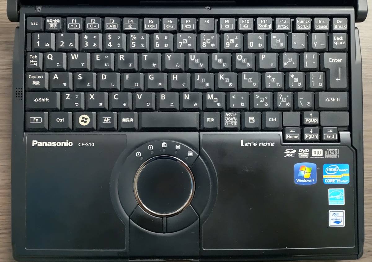 1円スタート！ パナソニック Let's note CF-S10， Core i5-2540M 2.6