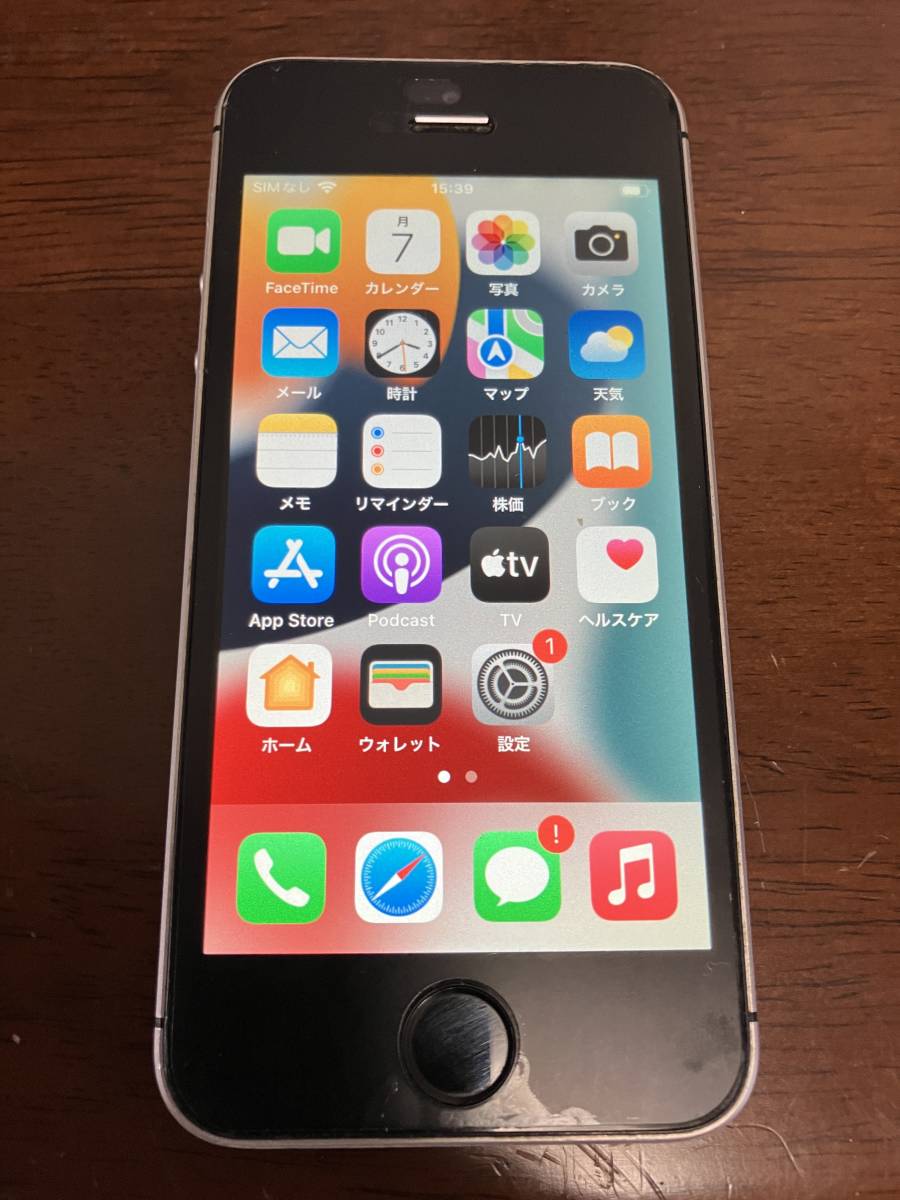 ジャンク扱いiPhone iPhone SE 16GB スペースグレイ ジャンク品扱い