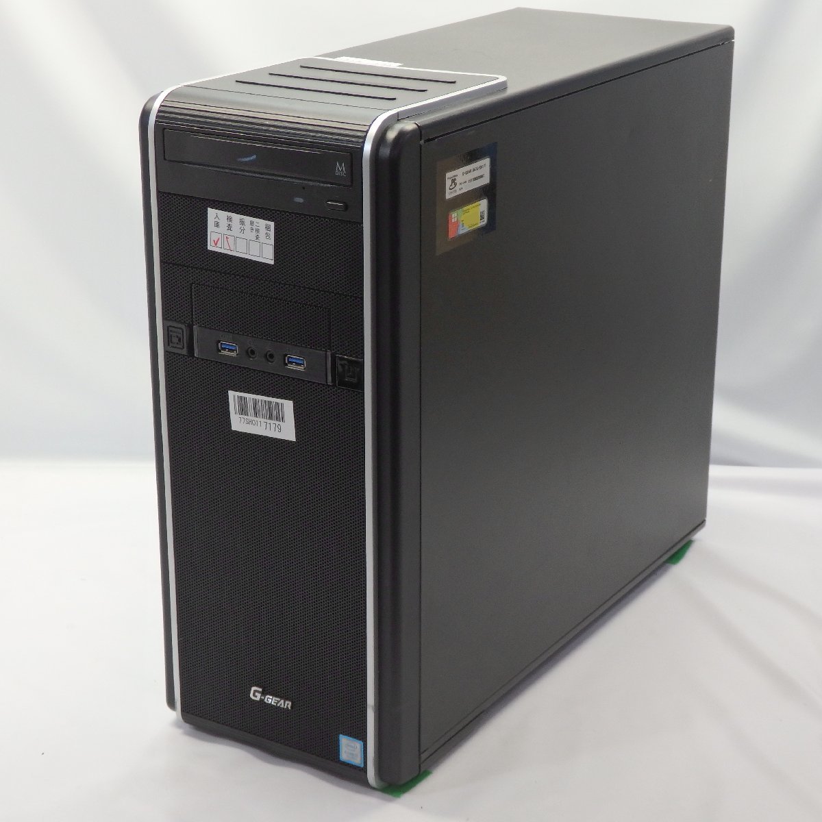 1円～ ゲーミングPC G-GEAR GA7J-H91/T Core i7-7700 3.6GHz/16GB 