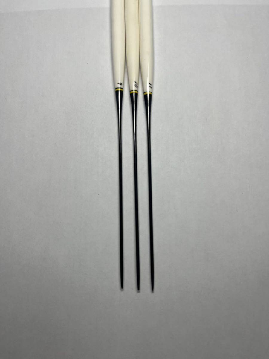 へら浮き TOMO C3 9〜11、3本セット ヘラ浮き 一志 忠相(ヘラブナ竿  