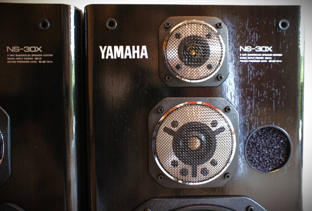 極美品　YAMAHA　NS-30X　カスタム整備済：専用台付き