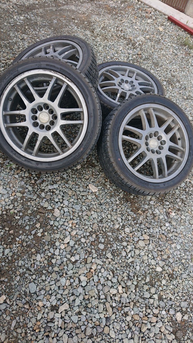oz f1 ? 7j +35 pcd100　5穴　セリカなど　