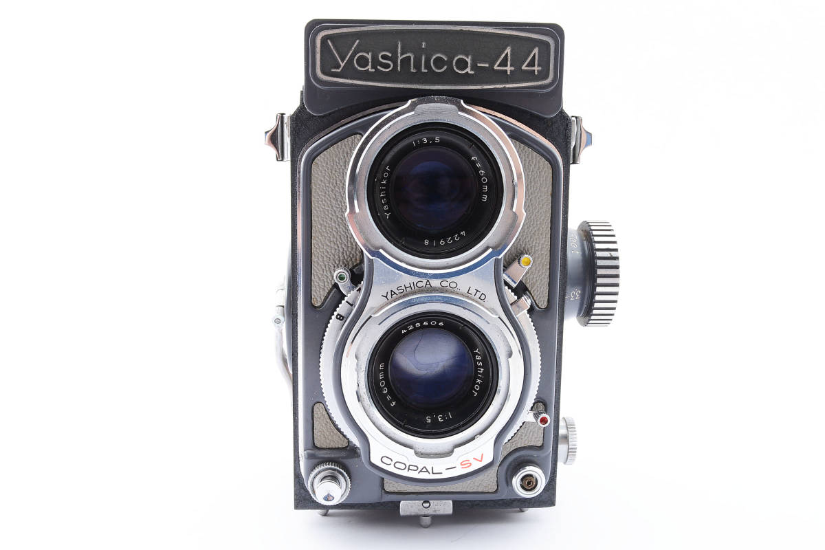 極上美品】 完動品 ヤシカ Yashica-44 Yashikor 60mm F3.5 元箱付き #
