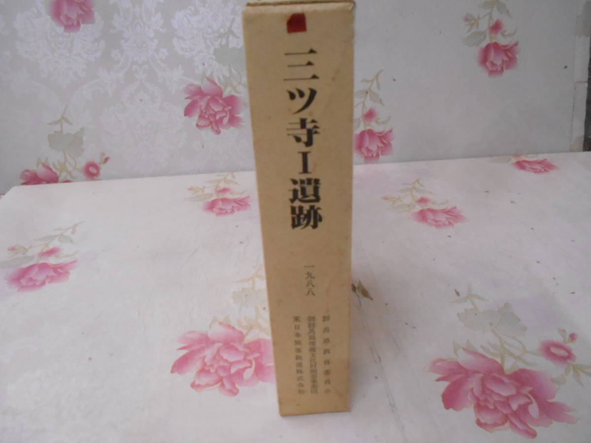 9T★／『三ツ寺遺跡Ⅰ』（上越新幹線関係埋蔵文化財発掘調査報告書）2冊入り付図付き