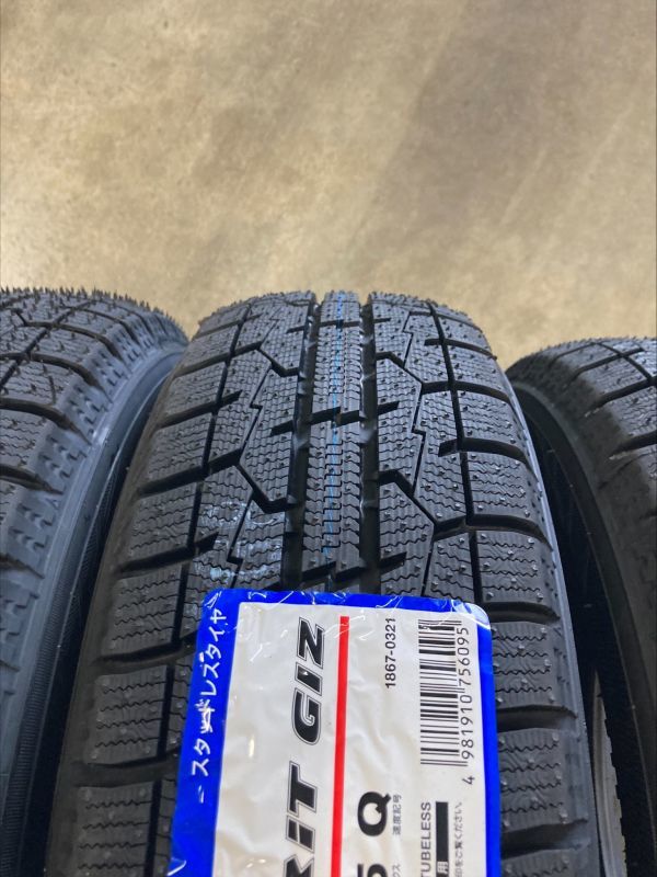 §送料税込み 4本 トーヨー TOYO OBSERVE GARIT GIZ 155/65R14 75Q 新品2023年製 スタッドレス 155/65-14 冬用 スズキ ワゴンR/スペーシア