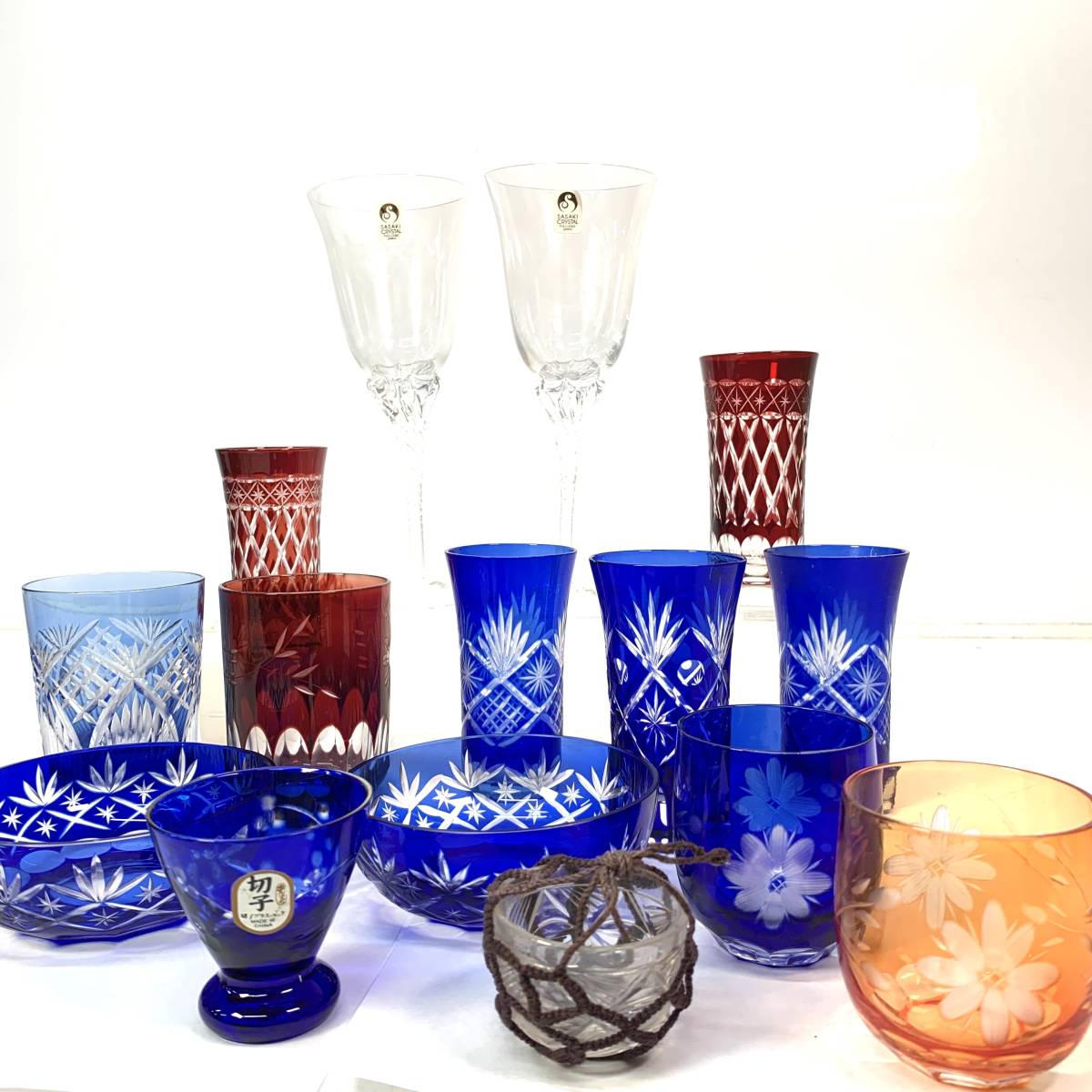 切子 ガラス SASAKI CRYSTAL まとめ クリスタル ガラス工芸 グラス
