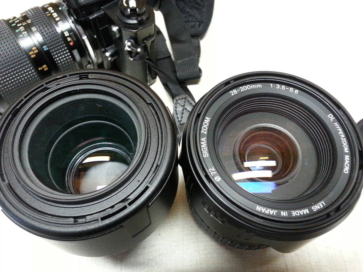 Nikon ニコン 一眼レフ フィルムカメラ FM2 TAMRON 28-80mm 90mm SIGMA 