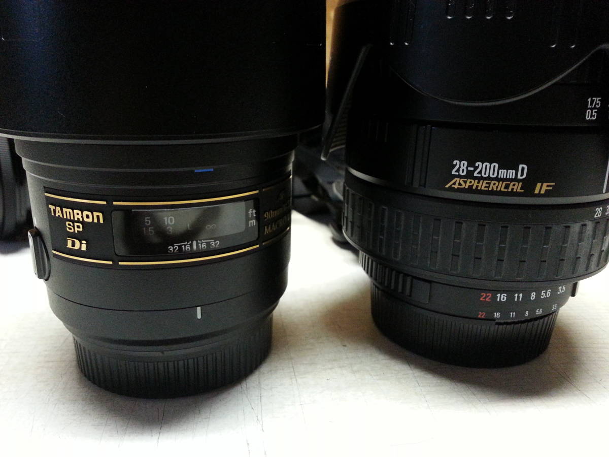 Nikon ニコン 一眼レフ フィルムカメラ FM2 TAMRON 28-80mm 90mm SIGMA 